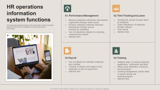 HR Operations Information System Functions Elements PDF HR Operations Information System Functions Elements PDF