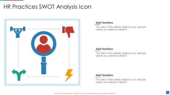 HR Practices SWOT Analysis Icon Mockup PDF HR Practices SWOT Analysis Icon Mockup PDF