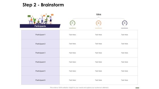 HR Strategy Employee Journey Step 2 Brainstorm Ppt Show Visuals PDF