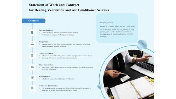 HVAC Statement Of Work And Contract For Heating Ventilation And Air Conditioner Services Rules PDF HVAC Statement Of Work And Contract For Heating Ventilation And Air Conditioner Services Rules PDF