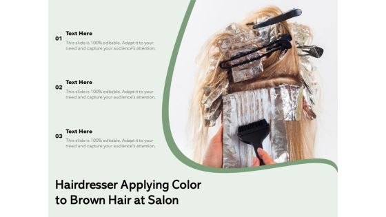 Hairdresser Applying Color To Brown Hair At Salon Ppt PowerPoint Presentation Styles Show PDF Hairdresser Applying Color To Brown Hair At Salon Ppt PowerPoint Presentation Styles Show PDF