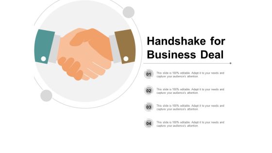 Handshake For Business Deal Ppt PowerPoint Presentation Outline Mockup