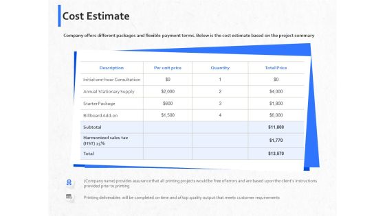 Hardbound Printing Cost Estimate Ppt Outline Background Images PDF Hardbound Printing Cost Estimate Ppt Outline Background Images PDF