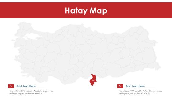 Hatay Map PowerPoint Presentation PPT Template PDF