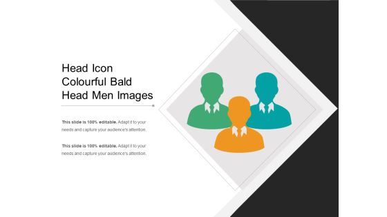 Head Icon Colourful Bald Head Men Images Ppt PowerPoint Presentation Gallery Rules PDF