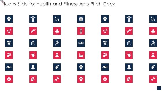 Health And Fitness App Pitch Deck Icons Slide For Health And Fitness App Pitch Deck Topics PDF Health And Fitness App Pitch Deck Icons Slide For Health And Fitness App Pitch Deck Topics PDF