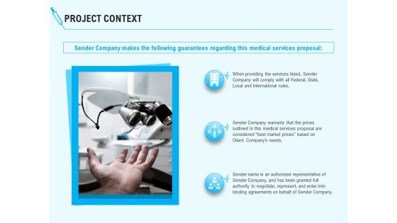 Health Care Project Context Ppt Infographics Show PDF