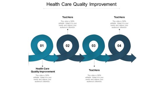 Health Care Quality Improvement Ppt PowerPoint Presentation Infographics Format Ideas Cpb