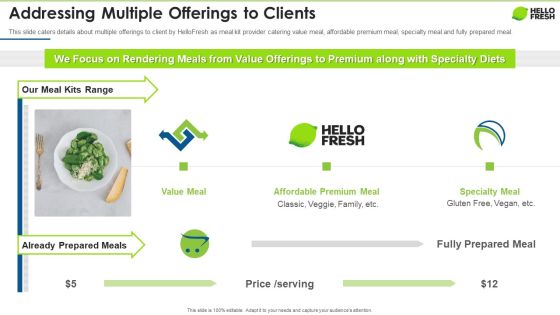 Hellofresh Capital Fundraising Addressing Multiple Offerings To Clients Brochure PDF Hellofresh Capital Fundraising Addressing Multiple Offerings To Clients Brochure PDF