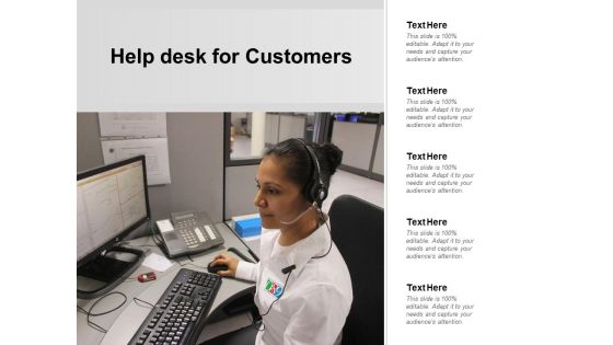 Help Desk For Customers Ppt PowerPoint Presentation Pictures Skills