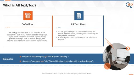 Helping The Search Along With Alt Text Tag Training Ppt