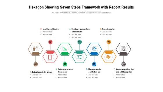 Hexagon Showing Seven Steps Framework With Report Results Ppt PowerPoint Presentation File Model PDF Hexagon Showing Seven Steps Framework With Report Results Ppt PowerPoint Presentation File Model PDF
