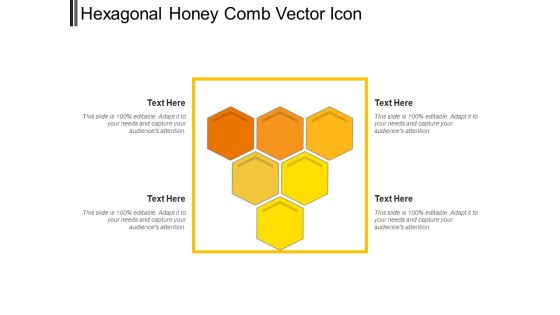 Hexagonal Honey Comb Vector Icon Ppt PowerPoint Presentation Icon Example PDF