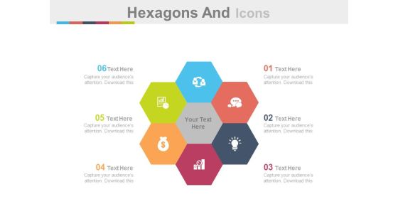 Hexagons And Icons For Corporate Marketing Powerpoint Template Hexagons And Icons For Corporate Marketing Powerpoint Template