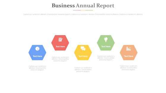 Hexagons For Finance Annual Report Powerpoint Slides Hexagons For Finance Annual Report Powerpoint Slides