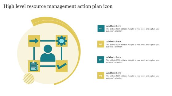 High Level Resource Management Action Plan Icon Infographics PDF High Level Resource Management Action Plan Icon Infographics PDF