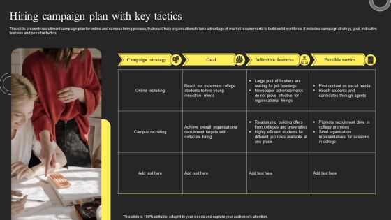 Hiring Campaign Plan With Key Tactics Sample PDF Hiring Campaign Plan With Key Tactics Sample PDF
