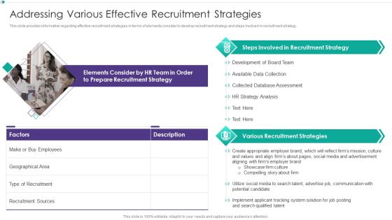 Hiring New Employees At Workplace Addressing Various Effective Recruitment Strategies Brochure PDF Hiring New Employees At Workplace Addressing Various Effective Recruitment Strategies Brochure PDF