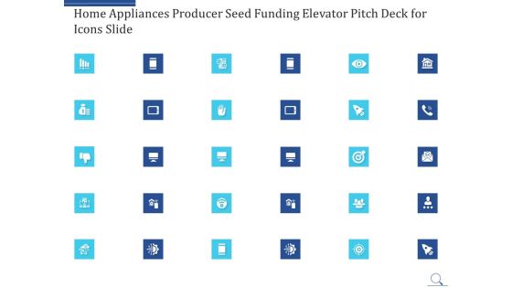 Home Appliances Producer Seed Funding Elevator Pitch Deck For Icons Slide Guidelines Pdf Portrait PDF Home Appliances Producer Seed Funding Elevator Pitch Deck For Icons Slide Guidelines Pdf Portrait PDF