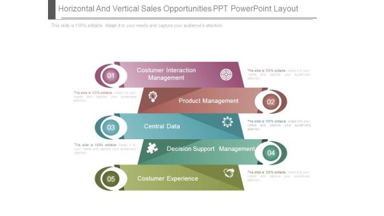Horizontal And Vertical Sales Opportunities Ppt Powerpoint Layout Horizontal And Vertical Sales Opportunities Ppt Powerpoint Layout