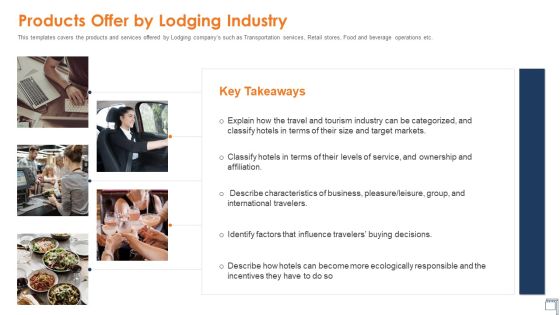 Hospitality Industry Products Offer By Lodging Industry Ppt Infographics Tips PDF Hospitality Industry Products Offer By Lodging Industry Ppt Infographics Tips PDF