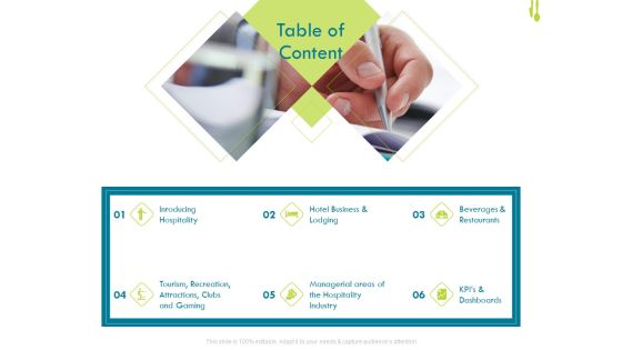 Hotel Management Plan Table Of Content Background PDF Hotel Management Plan Table Of Content Background PDF