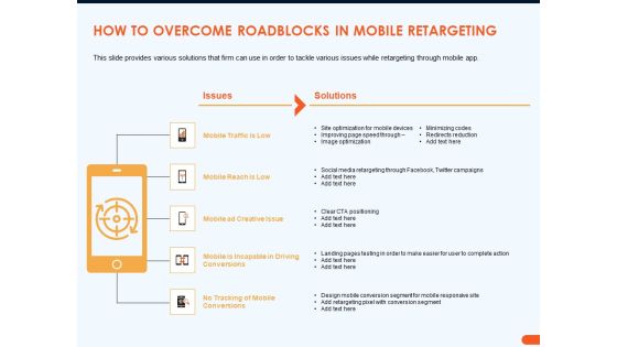 How Increase Sales Conversions Retargeting Strategies How To Overcome Roadblocks In Mobile Retargeting Introduction PDF How Increase Sales Conversions Retargeting Strategies How To Overcome Roadblocks In Mobile Retargeting Introduction PDF