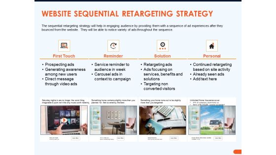 How Increase Sales Conversions Retargeting Strategies Website Sequential Retargeting Strategy Inspiration PDF