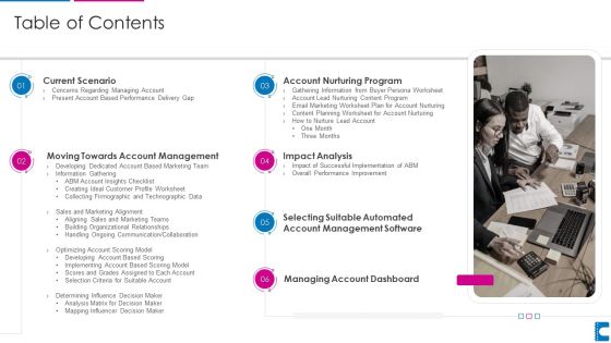 How To Administer Accounts To Increase Sales Revenue Table Of Contents Download PDF