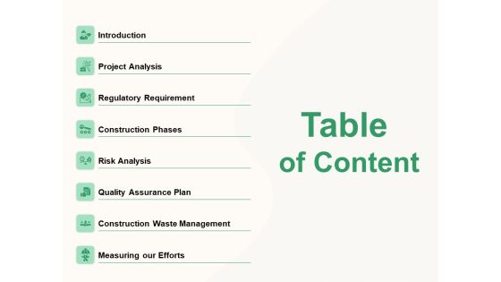 How To Effectively Manage A Construction Project Table Of Content Diagrams PDF How To Effectively Manage A Construction Project Table Of Content Diagrams PDF