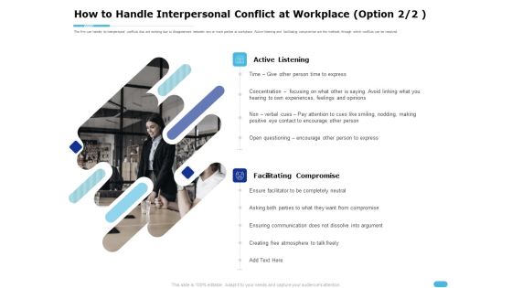 How To Resolve Worksite Disputes How To Handle Interpersonal Conflict At Workplace Diagrams PDF How To Resolve Worksite Disputes How To Handle Interpersonal Conflict At Workplace Diagrams PDF