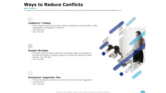 How To Resolve Worksite Disputes Ways To Reduce Conflicts Ppt Portfolio Styles PDF How To Resolve Worksite Disputes Ways To Reduce Conflicts Ppt Portfolio Styles PDF