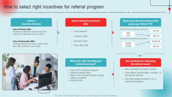 How To Select Right Incentives For Referral Program Ppt PowerPoint Presentation File Files PDF How To Select Right Incentives For Referral Program Ppt PowerPoint Presentation File Files PDF