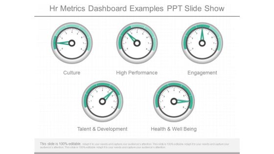 Hr Metrics Dashboard Examples Ppt Slide Show