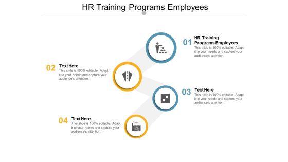 Hr Training Programs Employees Ppt PowerPoint Presentation Inspiration Diagrams Cpb
