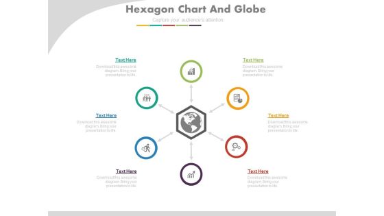 Hub And Spokes Chart For Global Business Planning Powerpoint Slides