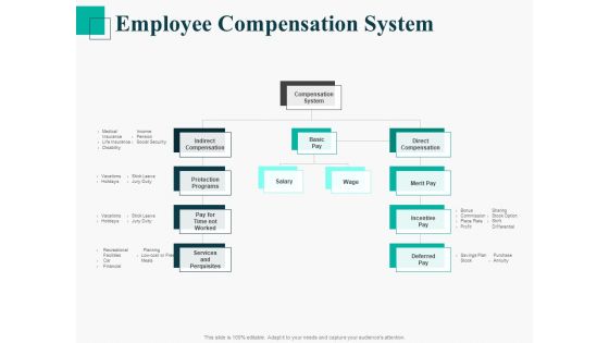 Human Capital Management Procedure Employee Compensation System Ppt Gallery Icons PDF