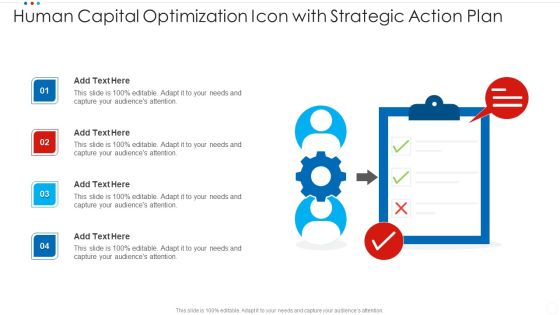 Human Capital Optimization Icon With Strategic Action Plan Sample PDF Human Capital Optimization Icon With Strategic Action Plan Sample PDF