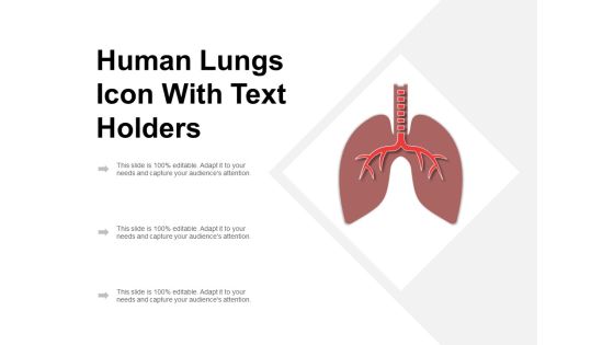 Human Lungs Icon With Text Holders Ppt PowerPoint Presentation Outline Graphics Download Human Lungs Icon With Text Holders Ppt PowerPoint Presentation Outline Graphics Download