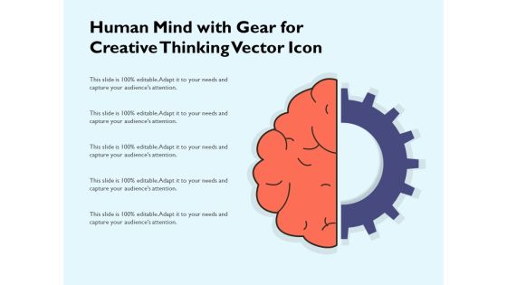 Human Mind With Gear For Creative Thinking Vector Icon Ppt PowerPoint Presentation Gallery Tips PDF Human Mind With Gear For Creative Thinking Vector Icon Ppt PowerPoint Presentation Gallery Tips PDF