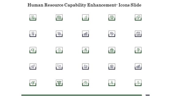 Human Resource Capability Enhancement Icons Slide Ppt Model Design Inspiration PDF