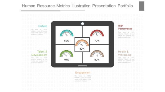 Human Resource Metrics Illustration Presentation Portfolio Human Resource Metrics Illustration Presentation Portfolio