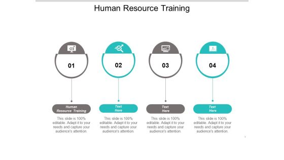 Human Resource Training Ppt PowerPoint Presentation Summary Visual Aids Cpb