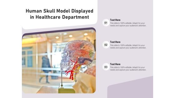 Human Skull Model Displayed In Healthcare Department Ppt PowerPoint Presentation Icon PDF Human Skull Model Displayed In Healthcare Department Ppt PowerPoint Presentation Icon PDF