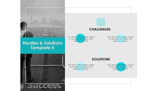 Hurdles And Solutions Template 5 Ppt PowerPoint Presentation Ideas Styles Hurdles And Solutions Template 5 Ppt PowerPoint Presentation Ideas Styles