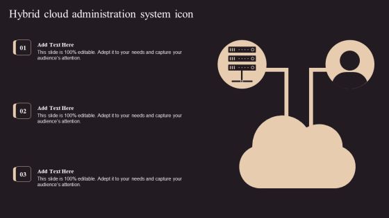 Hybrid Cloud Administration System Icon Sample PDF Hybrid Cloud Administration System Icon Sample PDF