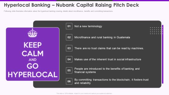 Hyperlocal Banking Nubank Capital Raising Pitch Deck Ppt Styles Slide Download PDF Hyperlocal Banking Nubank Capital Raising Pitch Deck Ppt Styles Slide Download PDF