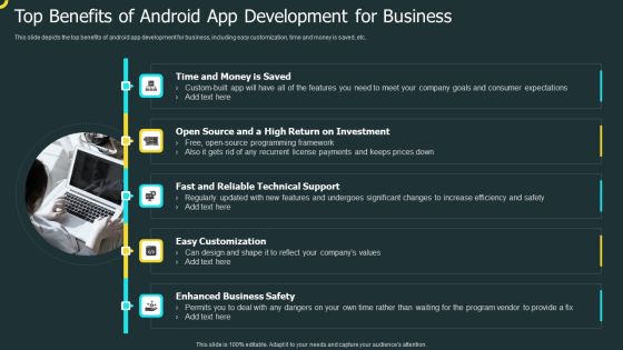 IOS Application Development Top Benefits Of Android App Development For Business Template PDF IOS Application Development Top Benefits Of Android App Development For Business Template PDF