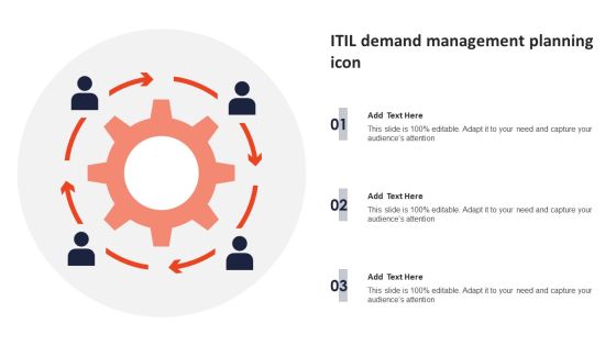 ITIL Demand Management Planning Icon Template PDF