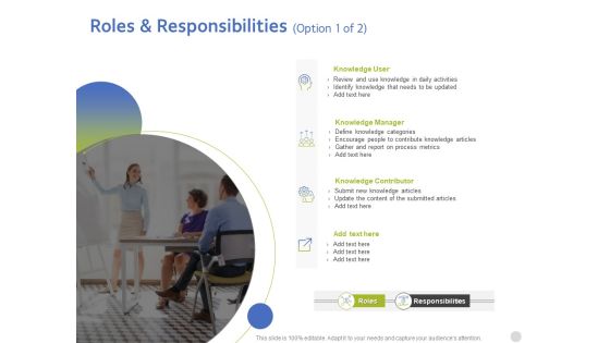 ITIL Knowledge Management Roles And Responsibilities Contributor Ppt Infographics Brochure PDF ITIL Knowledge Management Roles And Responsibilities Contributor Ppt Infographics Brochure PDF